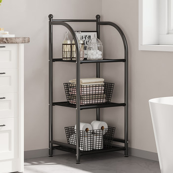 Bathroom storage rack bathroom storage rack floor multi-layer toilet toilet toilet wash basin rack multi-functional