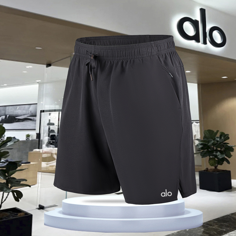 Men's Sports Shorts, New Summer Style, Solid Color, Lightweight, Breathable, Casual, Fitness, Running, Training, Quick-Drying, Five-Point Pants