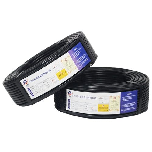 迎科 Кабельная проволока Трехфазное 4 -кормление 5 -проводя Pure Copper Core National Standard RVV