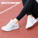 Skechers ເກີບແລ່ນຂອງແມ່ຍິງ summer ຕາຫນ່າງເດີນທາງ breathable ເກີບກິລາທີ່ແທ້ຈິງທີ່ແທ້ຈິງ