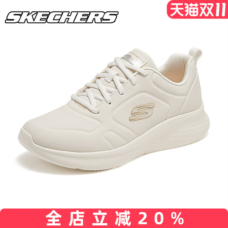 Skechers Winter Leather Waterproof Sports Shoes Women's Shoes Lightweight Versatile Travel Casual Shoes Sports Shoes