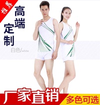 Lasso clothes training sports quick-drying tracksuit suit men and women long-distance running horse running competition custom suit