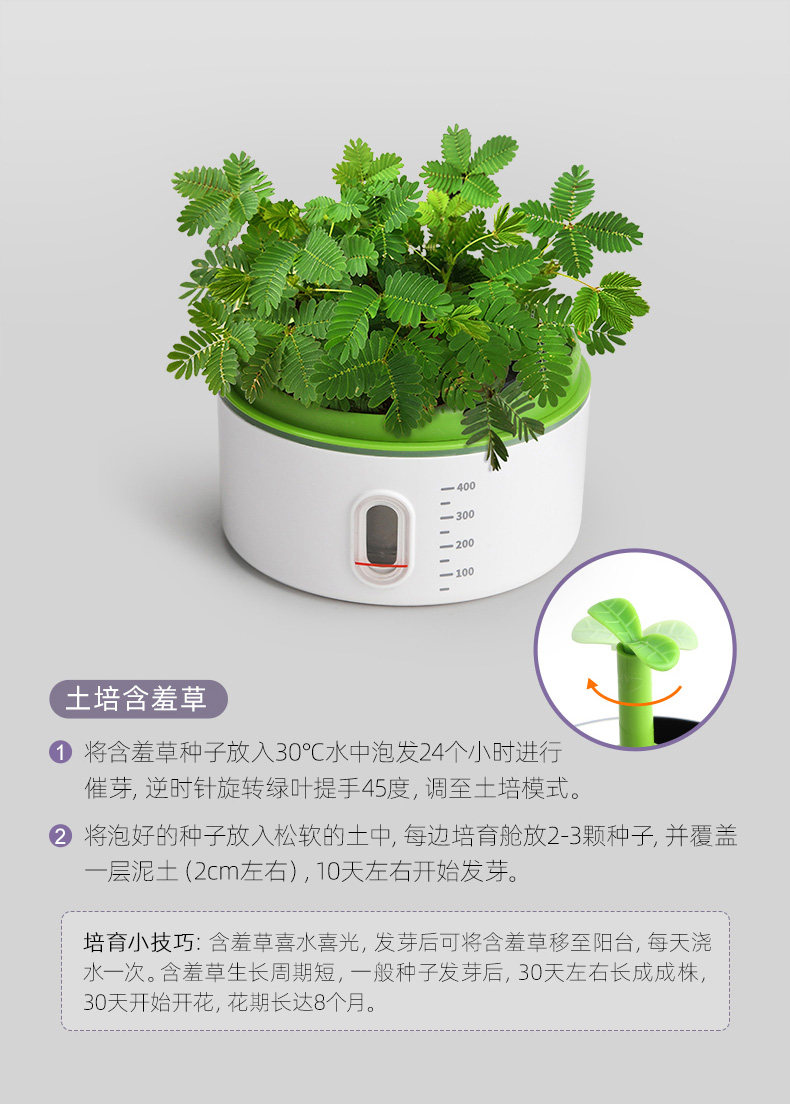 【中國直郵】Science can科學罐頭 孟德爾培育艙兒童種植小盆栽迷你立體植物盆觀察盒