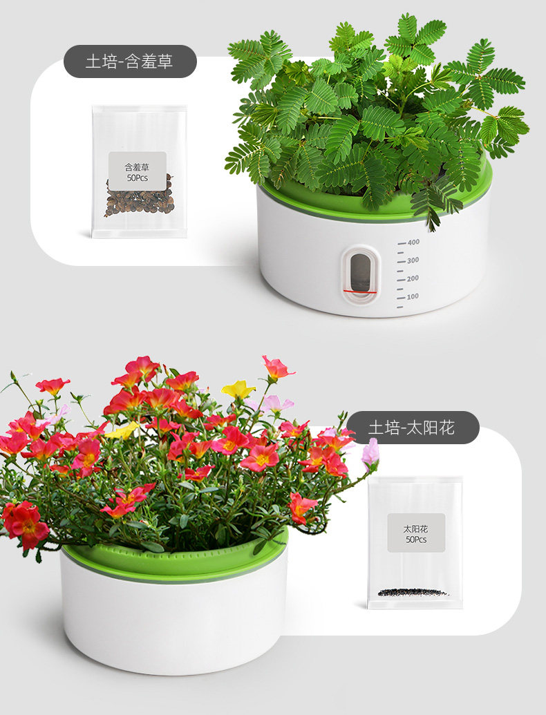 【中國直郵】Science can科學罐頭 孟德爾培育艙兒童種植小盆栽迷你立體植物盆觀察盒