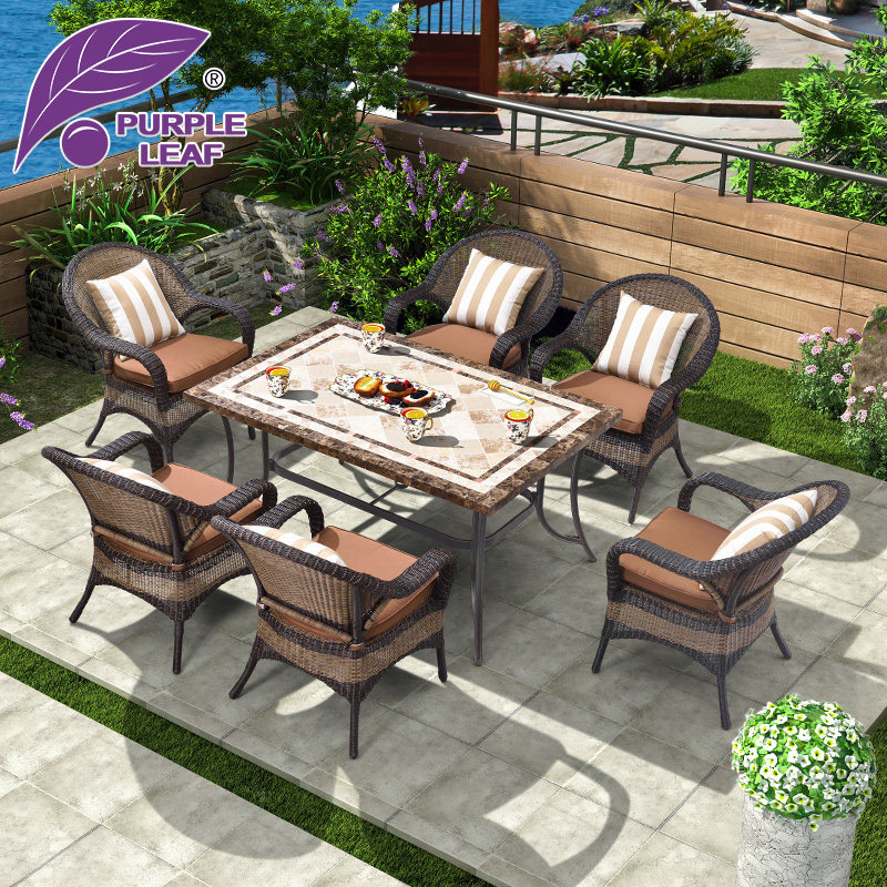 Garden table and chair vine chair bench cast aluminum housesCottage terrace leisure room vine outdoor courtyard chair