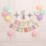 Baby Birthday Balloon однолетний детский пакет сцены для вечеринки сцены