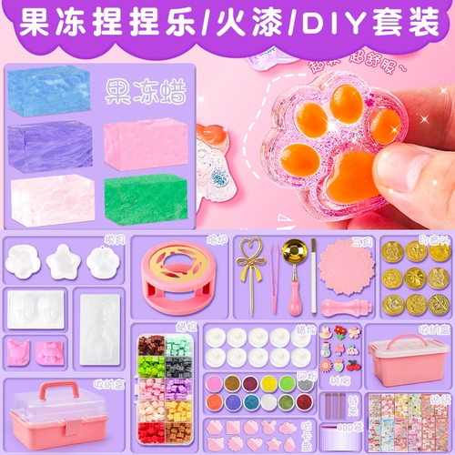 Слайм ручной работы, набор материалов, печать, комплект, игрушка, DIY, подарок на день рождения