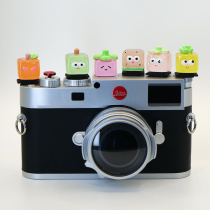Luminous fruit ice cube cartoon cute luminous hot shoe cover suitable for Fuji XT Nikon Canon R50 Sony ZVE10