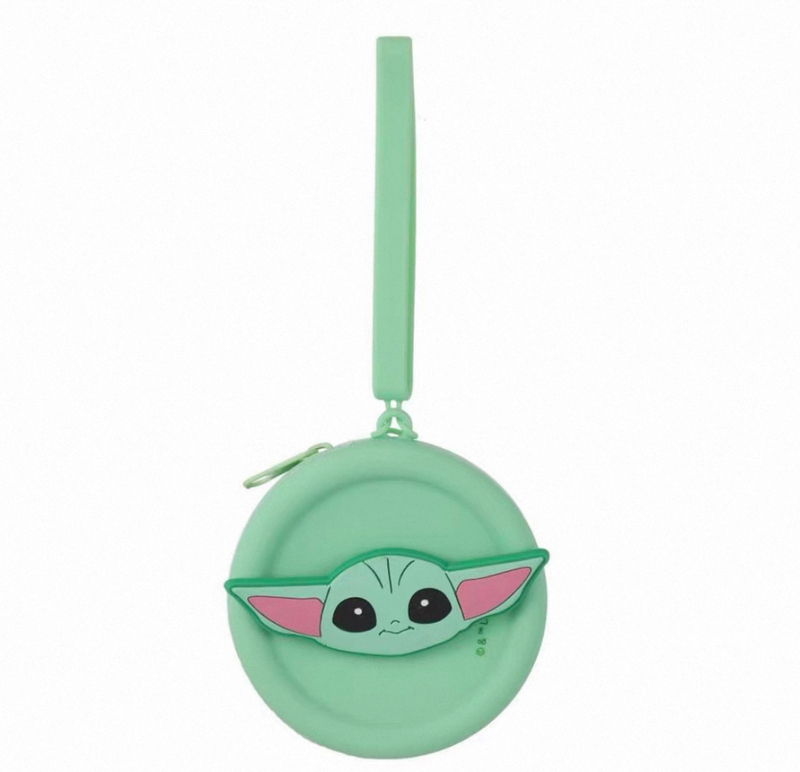 Authentic Miniso Star Wars Series Gugu Coin Purse Card Holder Cartoon Storage Bag Silicone Pendant Decoration Bag