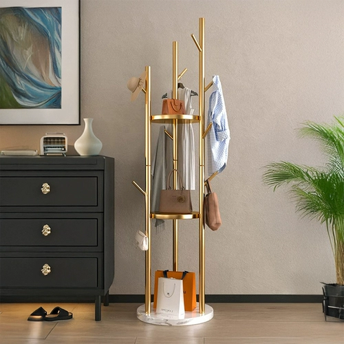 Вешалка для одежды напольная для спальни, бытовой утюг, вертикальная вешалка для одежды, вешалка для одежды, светлая роскошная элитная интернет-вешалка для знаменитостей