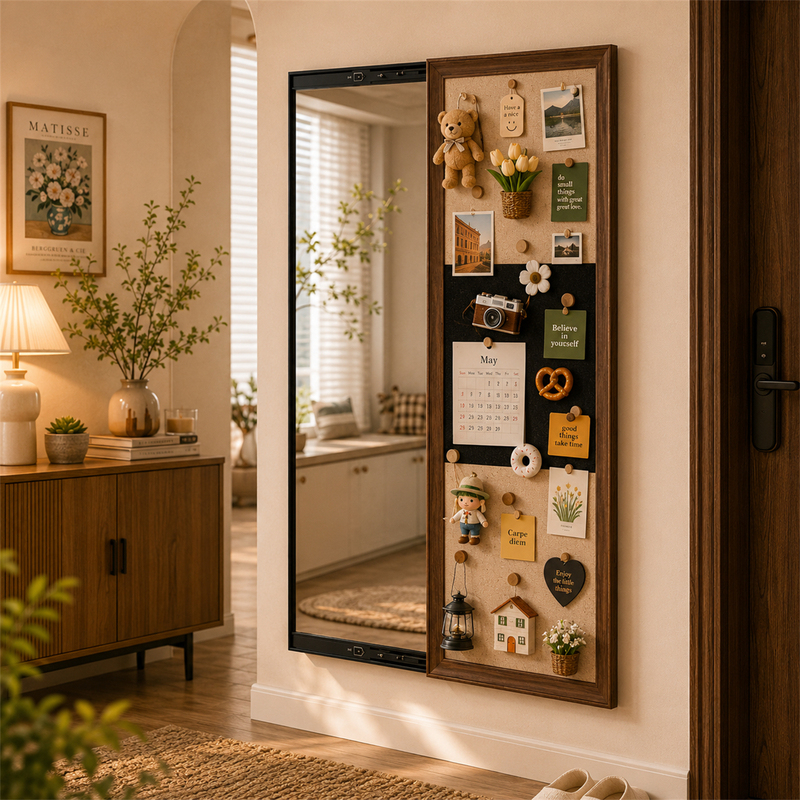Magnetic Refrigerator Magnet Invisible Full-Length Mirror Decorative Painting Antique-Style Corridor Entrance Hanging Painting Hidden Dressing Mirror Magnetic Refrigerator Magnet Invisible Full-Length Mirror Decorative Painting Antique-Style Corridor Entrance Hanging Painting Hidden Dressing Mirror