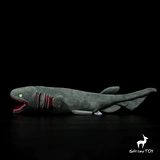 Покупки самообслуживания без обслуживания клиентов - кукла акулы с оборками, имитирующая шестижаберную акулу, имитирующая животное, плюшевая игрушка