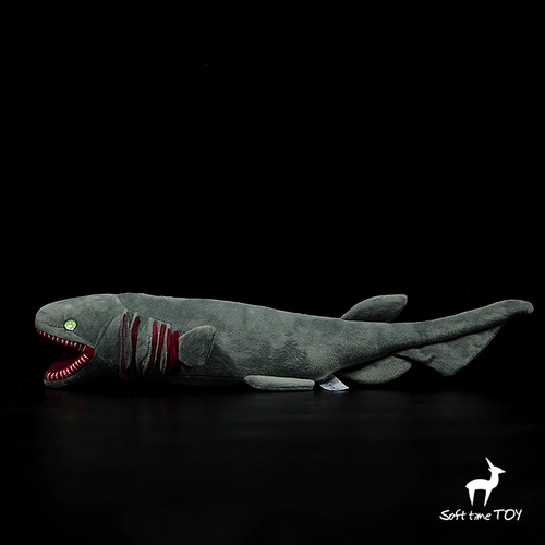 Покупки самообслуживания без обслуживания клиентов - кукла акулы с оборками, имитирующая шестижаберную акулу, имитирующая животное, плюшевая игрушка