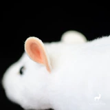 Белая плюшевая игрушка, кукла, модель животного