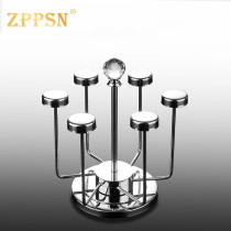 Italy ZPPSN creative cup rack European cup rack Glass rack drain stainless steel beer cup storage rack