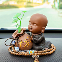 Car pendulum on-board cute mini small monk paparazzi models personality upscale new car decorations