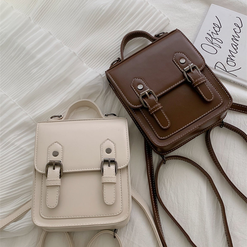 If Wind Day Texture Mini double shoulder bag Women 2020 new South Korea 100 Lap Bag Multipurpose Retro Packet