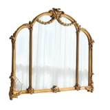 Европейская стиль резанная стена -Трехстороннее складное зеркальное зеркальное заправка на рабочем столе