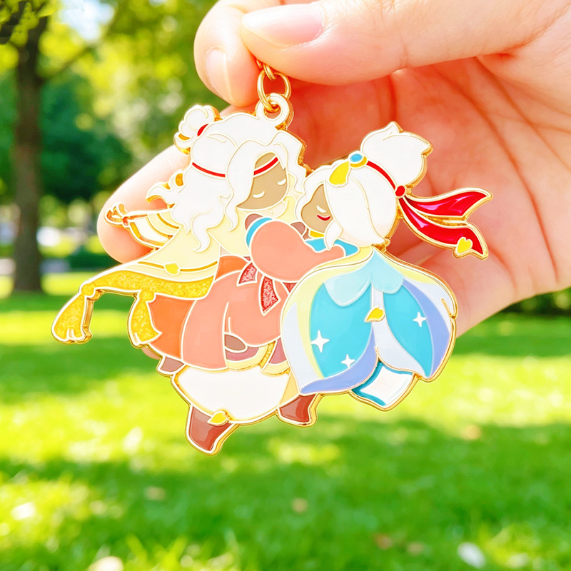 Guan Yu Princess Hug Badge Princess Hug Keychain Pendant Nfc Scannable Brand New Unbound