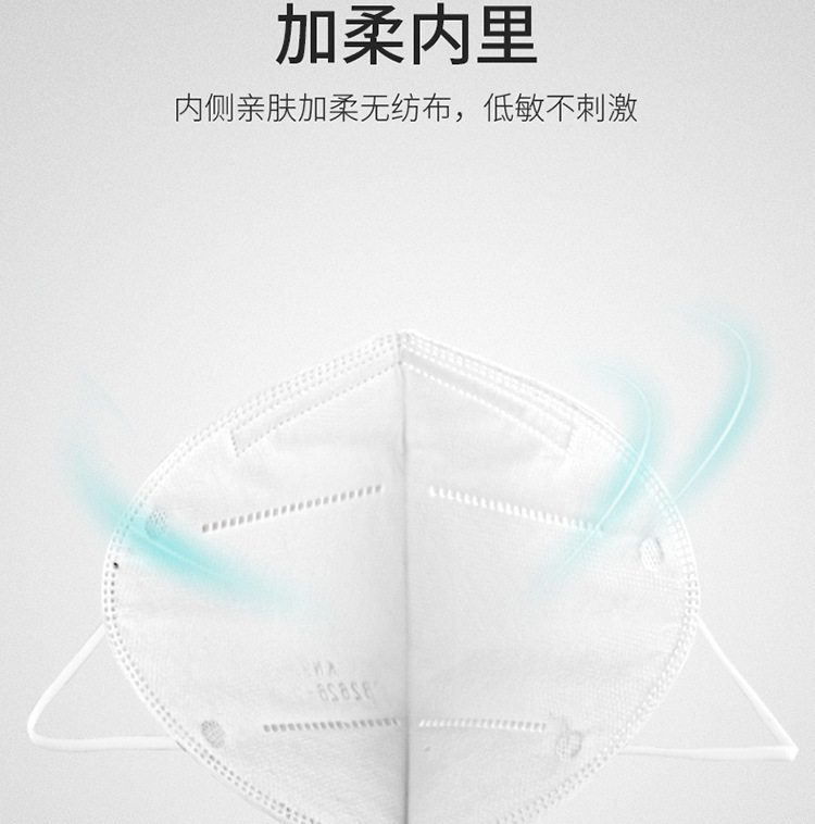 安战 KN95级别防护口罩 50只 图5