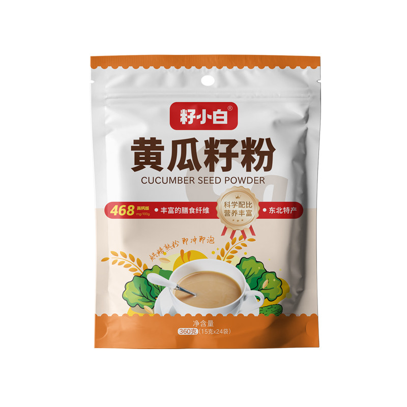 Source of Hundred Seeds High-Calcium Cucumber Seed Powder 300g*4 Bags Northeast Old Drought-Resistant Cucumber Seed Powder Nutritional Meal Replacement Drink