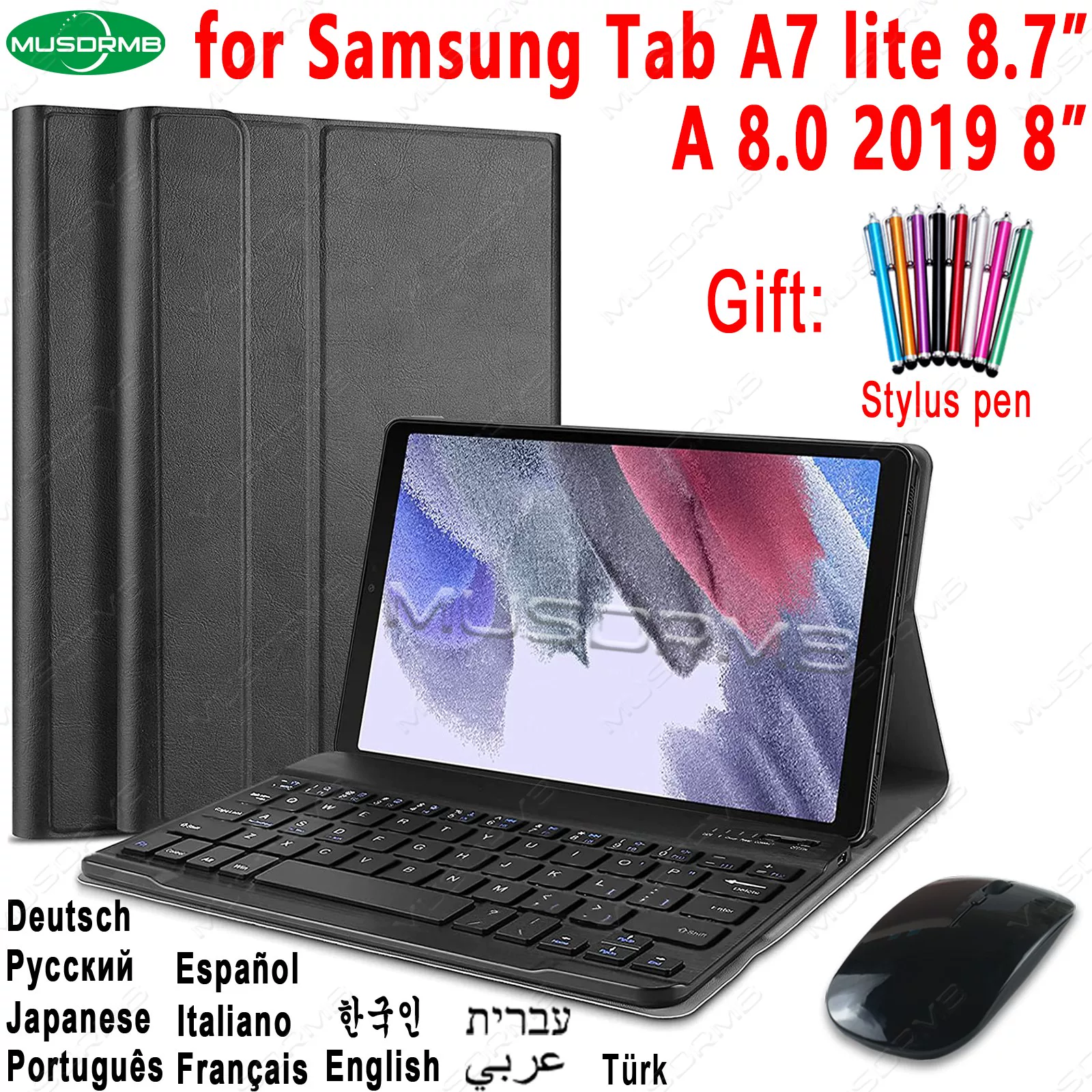 Магнитный чехол для Samsung tab A7 lite 8.7 2021 отсоединяемый W i