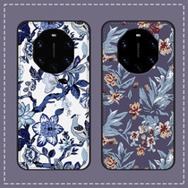 Huawei mate40rs mobile phone case mate30RS Porsche limited edition 20rs leather suit girls creative small flower painting RS shell in Korean style trend new luxury all-packed flowers