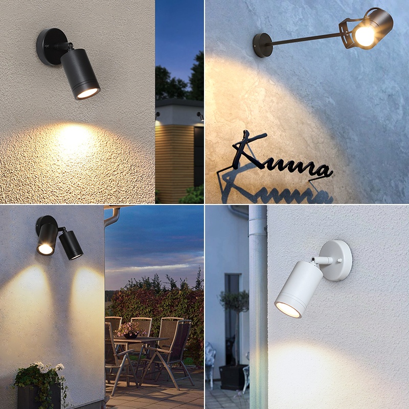 Outdoor spotlight waterproof LED flood light outdoor door signboard light wall garden garden light tree light spot tree light