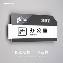 Acrylic removable replaceable company department office house number custom General managers room Conference room School class classroom Hospital department card sign sign guide prompt card Custom
