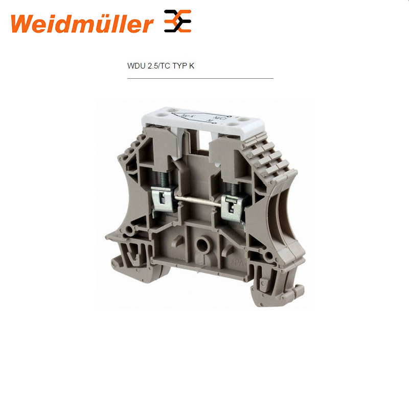 Weidmiller thermocouple terminal WDU 2 5 TC TYP K mass inventory of 1024100 000