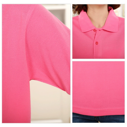 Хлопковая футболка polo для работы, летняя одежда, короткий рукав, делается под заказ, с печатью вашего логотипа