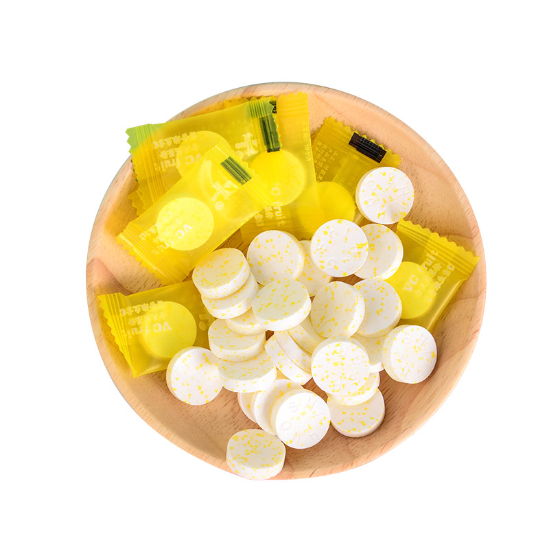 网红果味维c陈皮含片百香果糖果