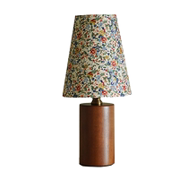 Dengji в американском ретро-стиле с цветочным рисунком настольная лампа из цельного дерева во французском стиле для главной спальни романтическая прикроватная лампа подарок на день рождения атмосферная лампа