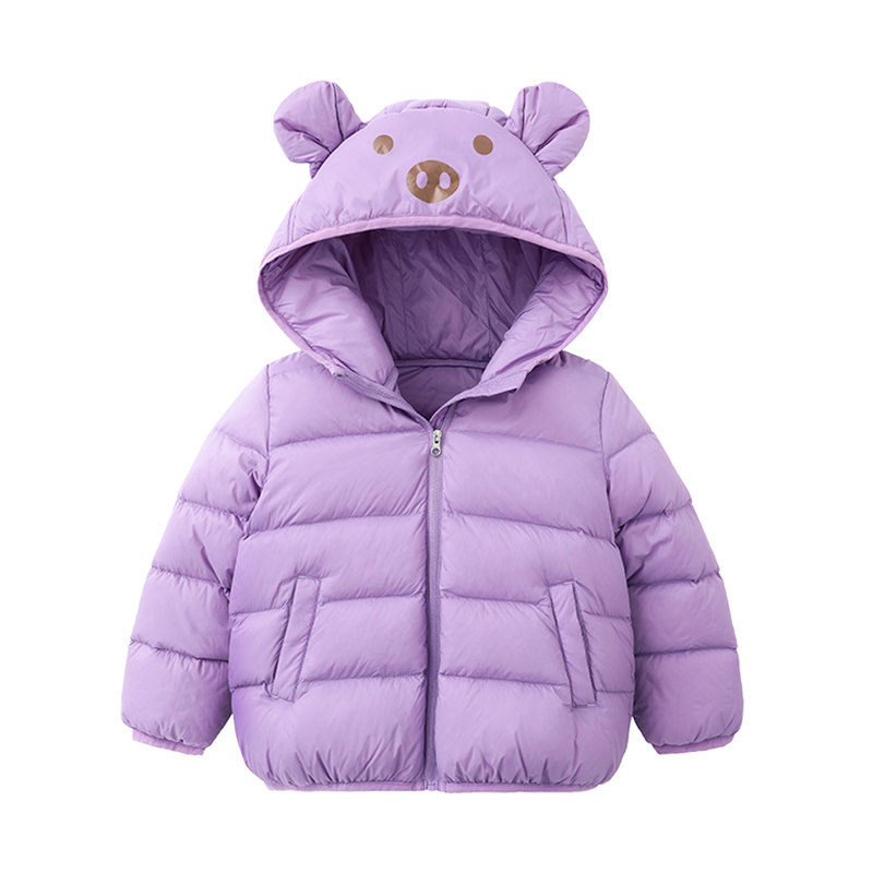Gofan children's down jacket boys and girls children's light and warm children's clothing new foreign style baby hooded jacket