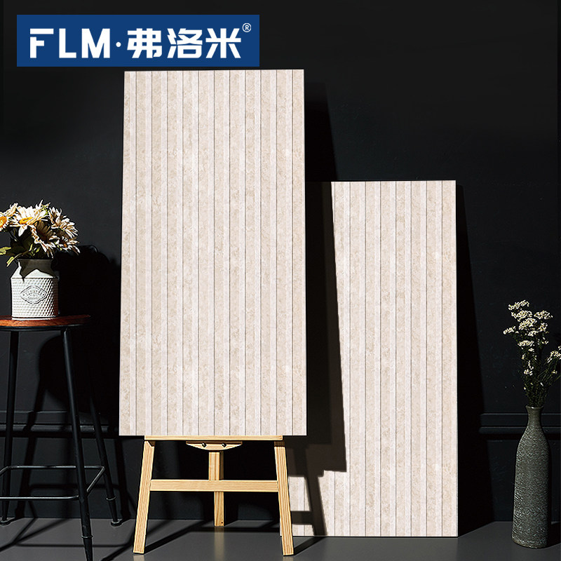 Flomit whole body marble tile floor tile 600x1200 concave and convex sink brick