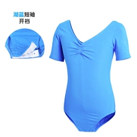 Озеро синий шорт-рукав-открытый файл