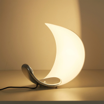 Designer Moon Desk Lamp Bedroom Decoration Dimming Bed Head Lamp Living Room Book Room Italian Creative Art Led Lights