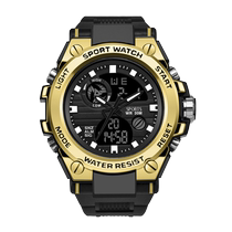 Watch Mens Ins Cool Student Sports Multi-Function Personalized Casual Korean Version Waterproof Fashion Versatile Electronic Watch