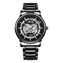 Hot selling simple and fashionable fully automatic hollow mens watch luminous waterproof fashion watch mens mechanical watch