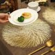 Nordic light luxury style heat-insulated and anti-slip placemat