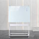 Movable glass whiteboard magnetic tempered glass whiteboard bracket type glass whiteboard blackboard ຫ້ອງການສອນ