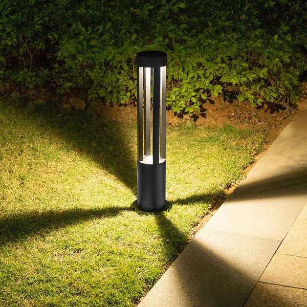 Solar garden lights garden household buried lights cylindrical lights auxiliary road lighting street lights plug-in outdoor waterproof lawn lights