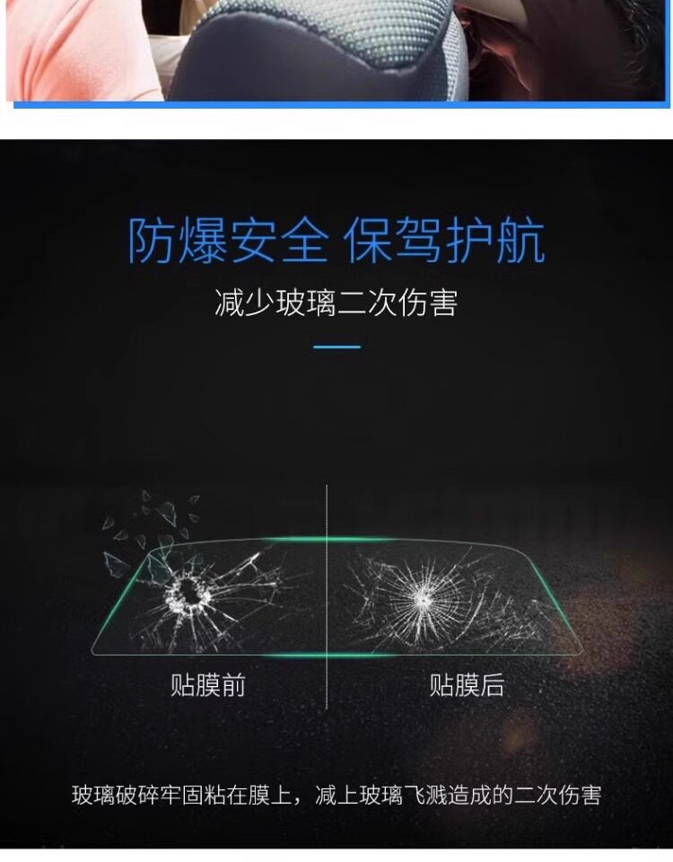 пленка для бронирования стекол 奔驰smart精灵#3号汽车贴膜全车膜防晒隔热玻璃膜太阳膜三号贴膜 Nice car cool