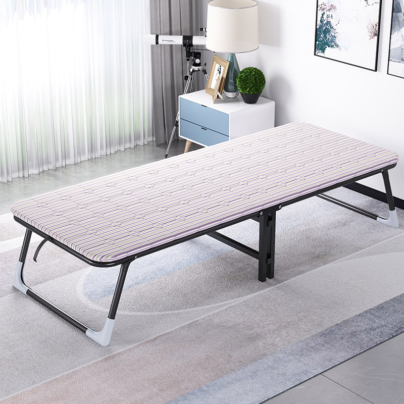 Folding sheet people's home office lunch break nap bed simple camp bed portable escort hard board bed economy
