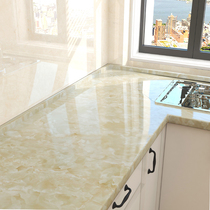 Kitchen oil-proof sticker Self-adhesive wallpaper Waterproof fireproof high temperature resistant stove with cabinet countertop wall sticker lazy sticker