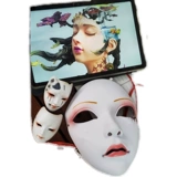 Этническая мультяшная маска в стиле древности, популярно в интернете, стиль Лолита