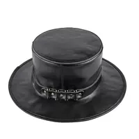 Кожаная шляпа