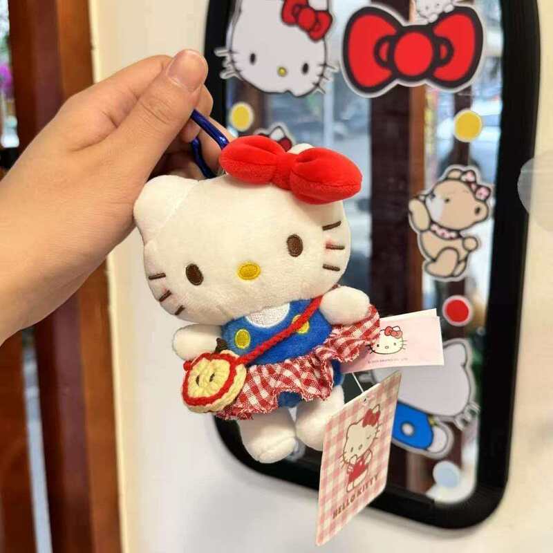 Authentic Hellokitty Bag Pendant Plush Doll Small Toy Backpack Pendant Kt Cat Keychain Gift Authentic Hellokitty Bag Pendant Plush Doll Small Toy Backpack Pendant Kt Cat Keychain Gift