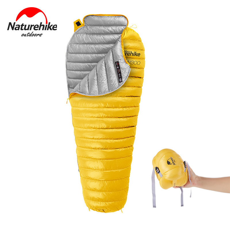 NH Norwegian goose down sleeping bag outdoor camping wild mountaineering thickened four seasons warm mummy ultra-light down sleeping bag