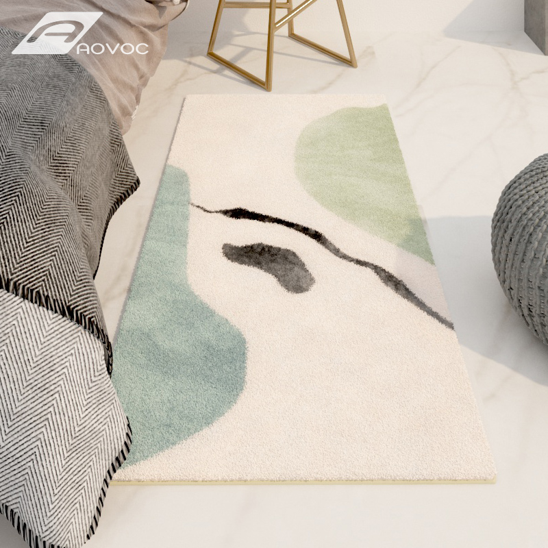 Aovoc bedside living room carpet bedroom bedside blanket simple thickening foot pad room bay window home non-slip mat